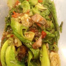 ผัดแขนงปลาเค็ม