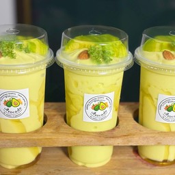 (รบกวนอ่านรายละเอียดก่อนสั่งซื้อเมนูนี้ )โปรโมชั่นวันนี้ อะโวคาโดนมอัลมอนด์สมูทตี้ 3แก้วฟรี1แก้ว