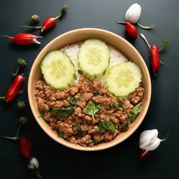 ข้าวกะเพราหมูสับ