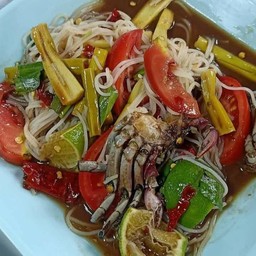 ตำขนมจีนปูปลาร้า