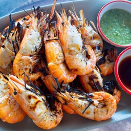 กุ้งไข่ปนหัวมันเผา1kg. 18/20ตล