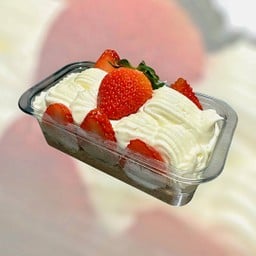 พายสตรอว์เบอร์รี่ครีมสด  (ทำสดใหม่ใช้เวลาทำ10นาที)