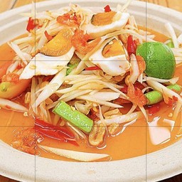 ตำไทยไข่เค็ม