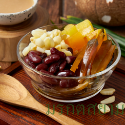 ฟักมันบัวแดงน้ำตาลโตนด