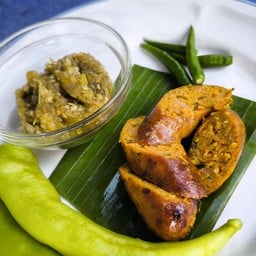 น้ำพริกหนุ่ม+ไส้อั่ว