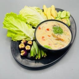 หลนปู+ชุดผัก