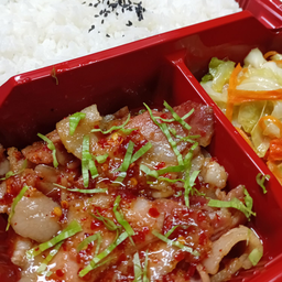 ข้าวเบคอนซอสจิ้มแจ่ว