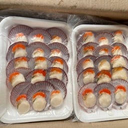 หอยเชลล์ถาด 15ฝา