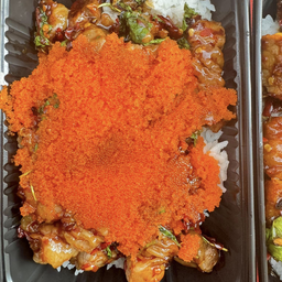 กระเพราเนื้อ+ไข่กุ้ง