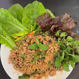 ลาบวุ้นเส้นหมูสับ