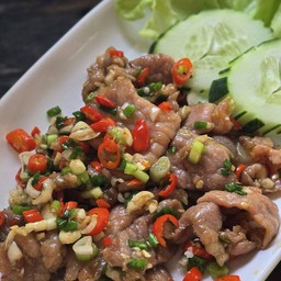 หมูนุ่มคั่วพริกเกลือ