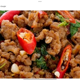 กะเพราเป็นกับข้าว