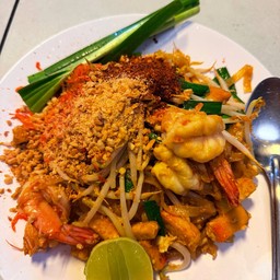 ผัดไทยกุ้งสด