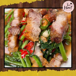 ผัดผักบุ้ง (กับข้าว)