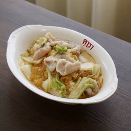 [อร่อยซ่ากับโค้ก] สุกี้แห้งหมู + โค้ก ออริจินัล (330ml)