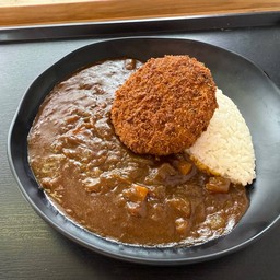 Pork Hamburg with japanese curry