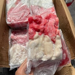 ไข่หมึกขาวชมพู บล็อก1โล 5A