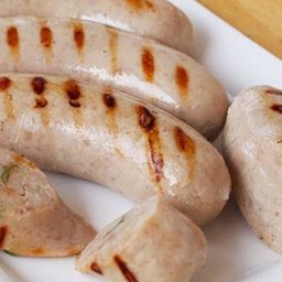 ไส้กรอกหมูกระเทียมย่าง