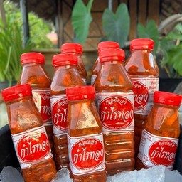 หอยดองกำไรทองขวดใหญ่ หิ้วละ 12ขวด