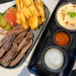 จานเนื้อแกะเสียบไม้ย่าง (2xPcs)