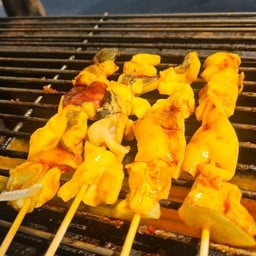 หมึกไข่ย่างมหาชัย& หม่าล่า ลูกชิ้นปิ้ง