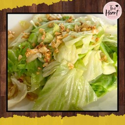 ผัดกะหล่ำปลีน้ำปลา (กับข้าว)