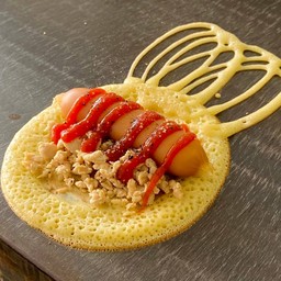 ไส้กรอก+ไก่สับ