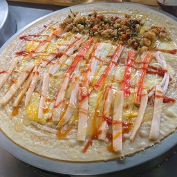 ไข่/กระเพราะ/ปูอัด/ไส้กรอก