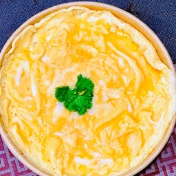 ข้าวไข่ข้นลาวา&น้ำปลาพริกสด