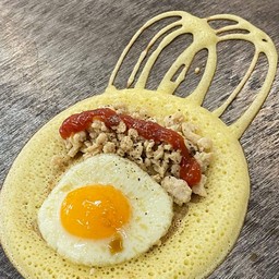 ไข่นก+ไก่สับ