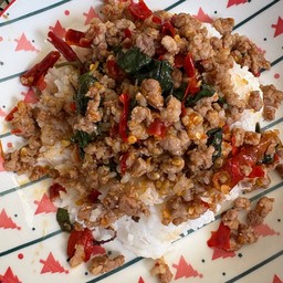 กะเพราไข่ข้นเด็กหอออ