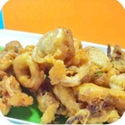 หมึกสดทอด