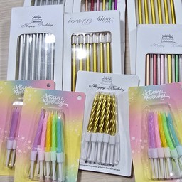 เทียนกล่องคละ 1 เล่ม