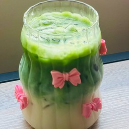 มัทฉะลาเต้ เกรดพรีเมี่ยม ไม่ขม ไม่ฝาด กลมกล่อม