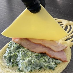 ผักโขม+เบคอน+ชีส