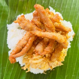 ข้าวเหนียวหมูเนื้อแดง