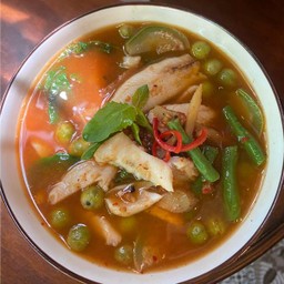 แกงป่าปลาเห็ดโคน