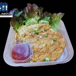 ข้าวหน้าไข่เจียว 2 ฟอง