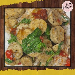 ข้าวราดกะเพราหมูยอ