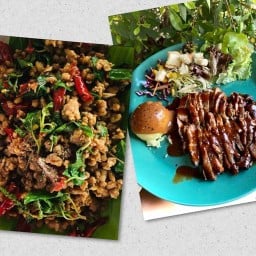 Steak&Rocker#กระเพราพริกแห้ง