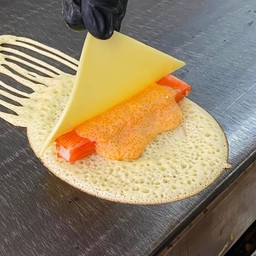 ปูอัด+ไข่กุ้ง+ชีส