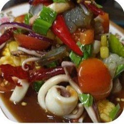 ยำรวมหมึกกุ้ง