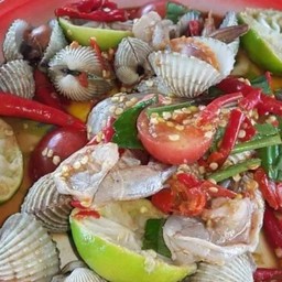 ตำปูปลาร้าหอยแครง