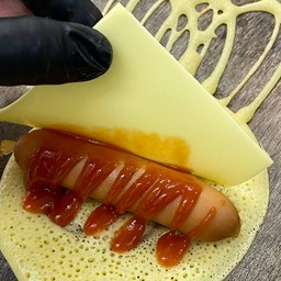 ไส้กรอก+ชีส