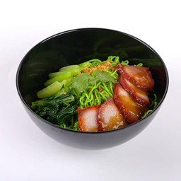 บะหมี่หยก หมูแดง+เกี๊ยวหมู