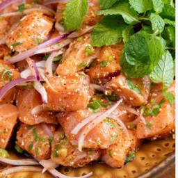 ลาบปลาแซลม่อน