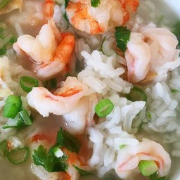 ข้าวต้มกุ้งทรงเครื่อง