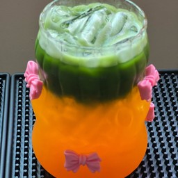 มัทฉะน้ำส้ม เกรดพรีเมี่ยม