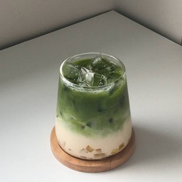 ชาเขียวโอ๊ตเจลลี่น้ำผึ้ง