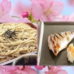 Soba-Cool-200g+Saba-Shioyaki โซบะเย็น 200g+ปลาทูเค็มย่าง